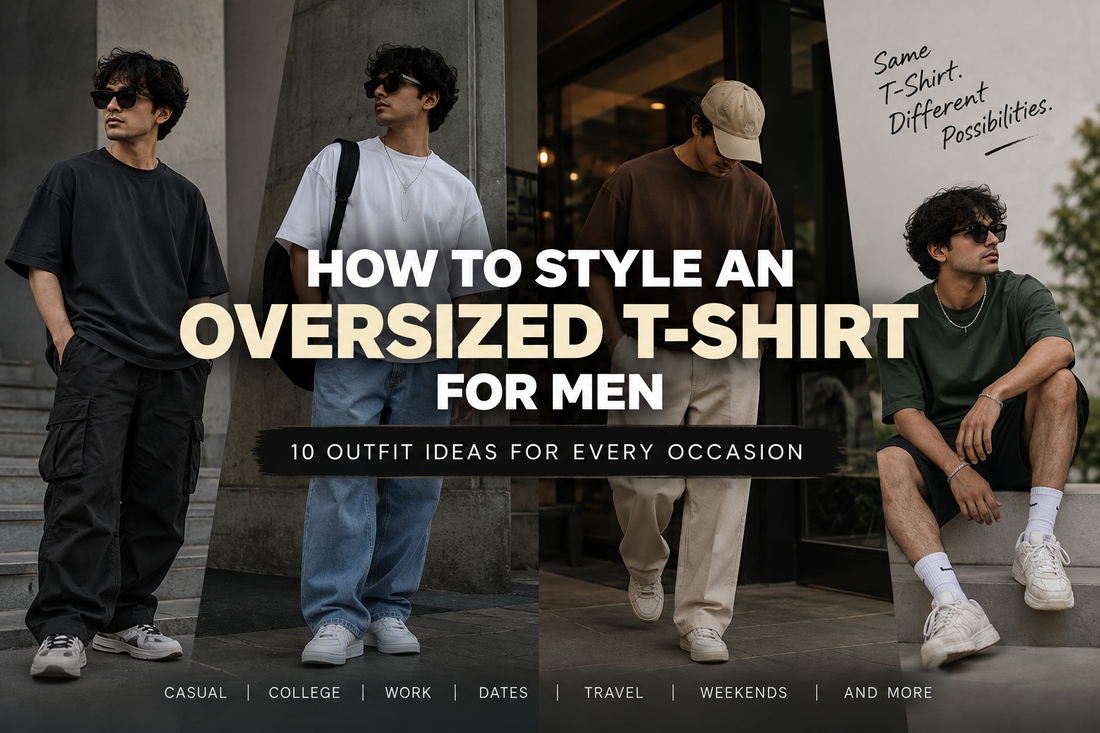 How to Style an Oversized T-Shirt for Men: 10 Outfit Ideas for Every Occasion