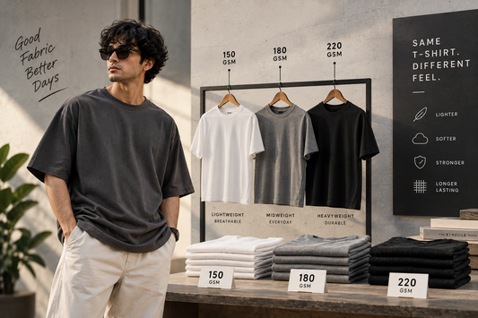 What Is GSM in T-Shirts? A Simple Guide to Choosing the Right Fabric Weight