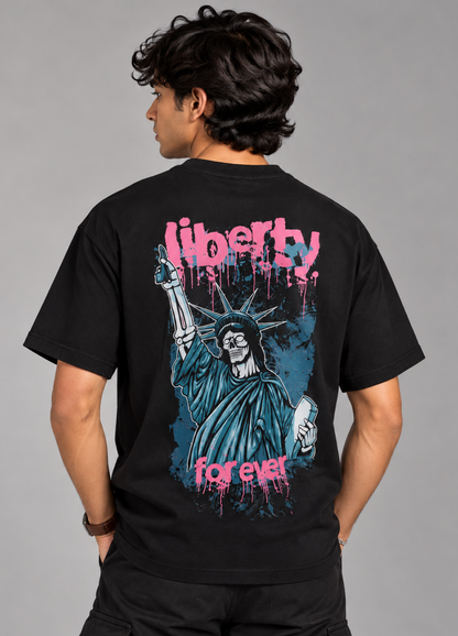 Liberty Forever Printed Oversized T-Shirt