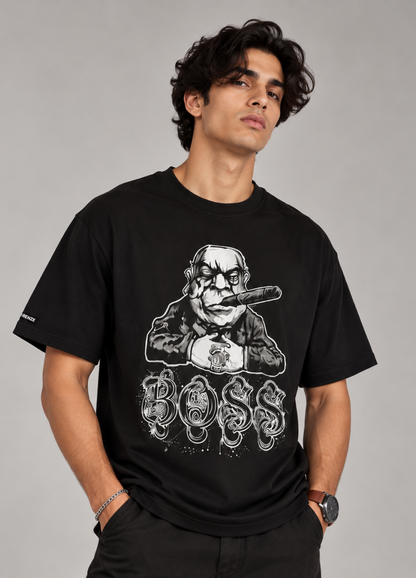 Boss Printed T-Shirt 100% Cotton