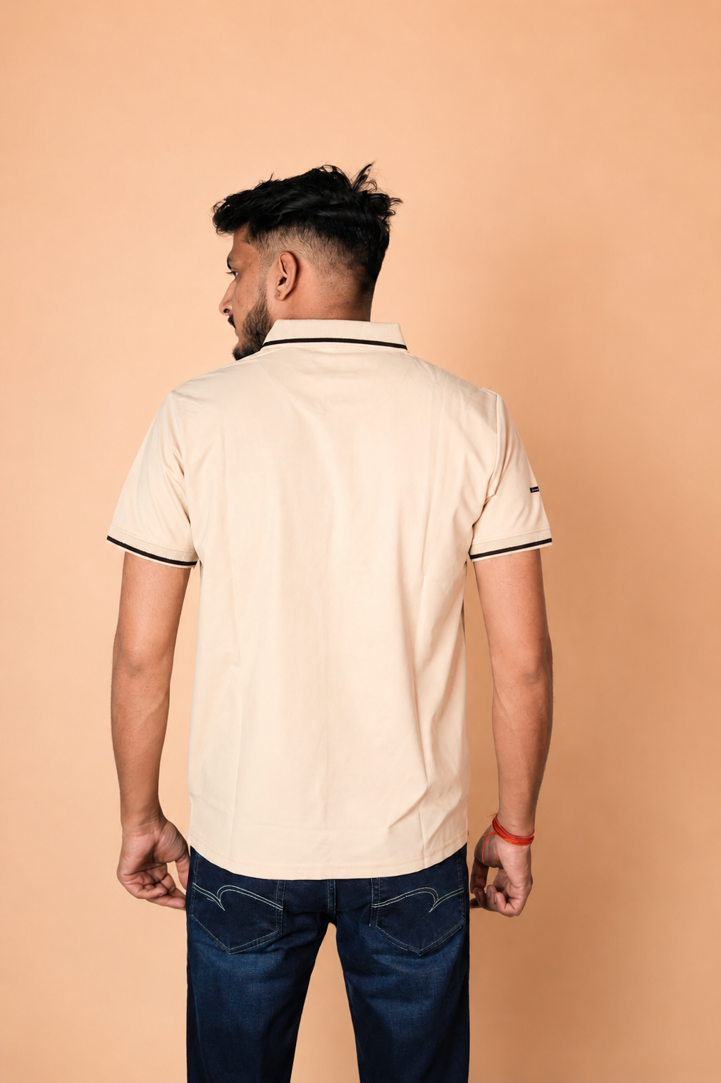 Off Yellow Polo T-Shirt