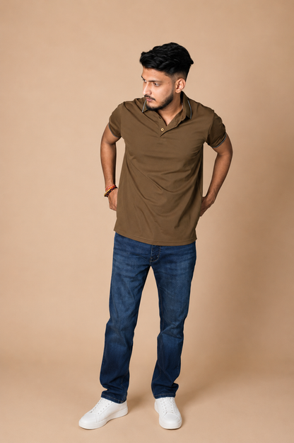 Light Chocolate Polo T-Shirt
