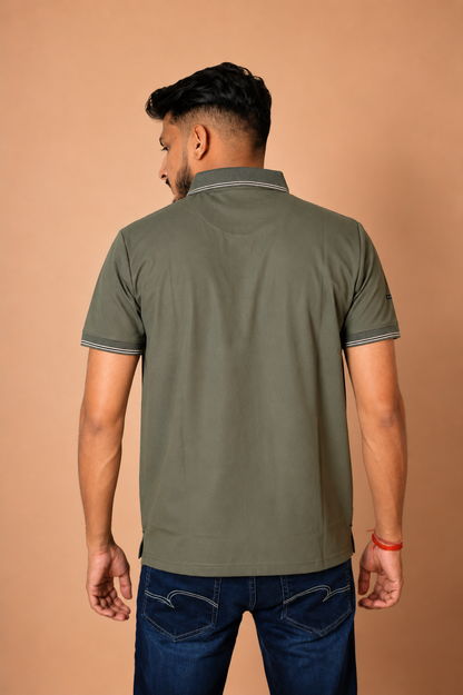 Algae Green Polo T-Shirt