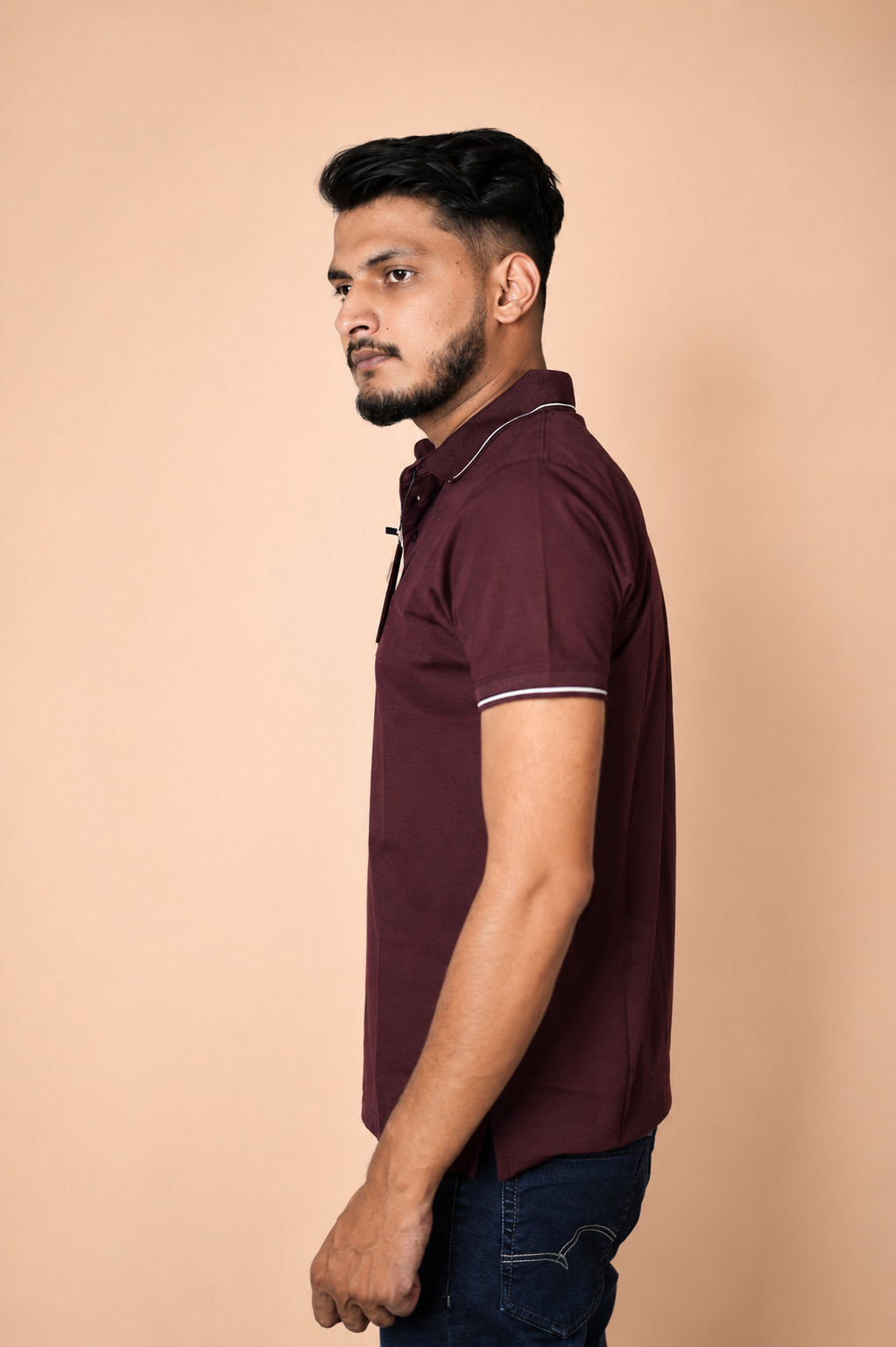 Maroon Polo T-Shirt